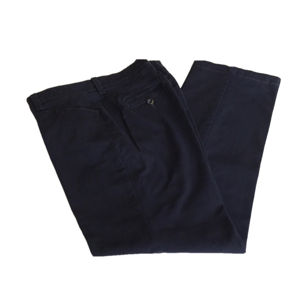 LEE—RELAXED STRAIGHT LEGS—“AT THE WAIST”—Women’s Navy Blue Pants—10Med - Picture 1 of 15